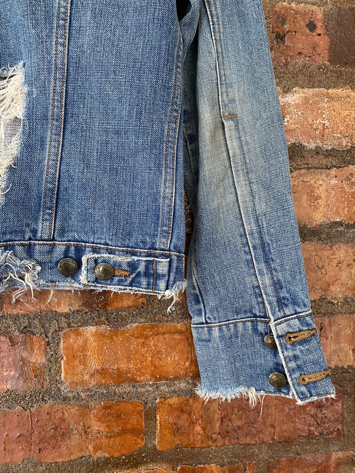 Le Grande Bleu (L.G.B.) VTG L.G.B Destroy denim Jacket Size US M / EU 48-50 / 2 - 15 Thumbnail