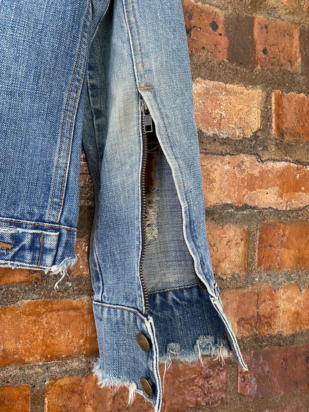 Le Grande Bleu (L.G.B.) VTG L.G.B Destroy denim Jacket Size US M / EU 48-50 / 2 - 16 Thumbnail