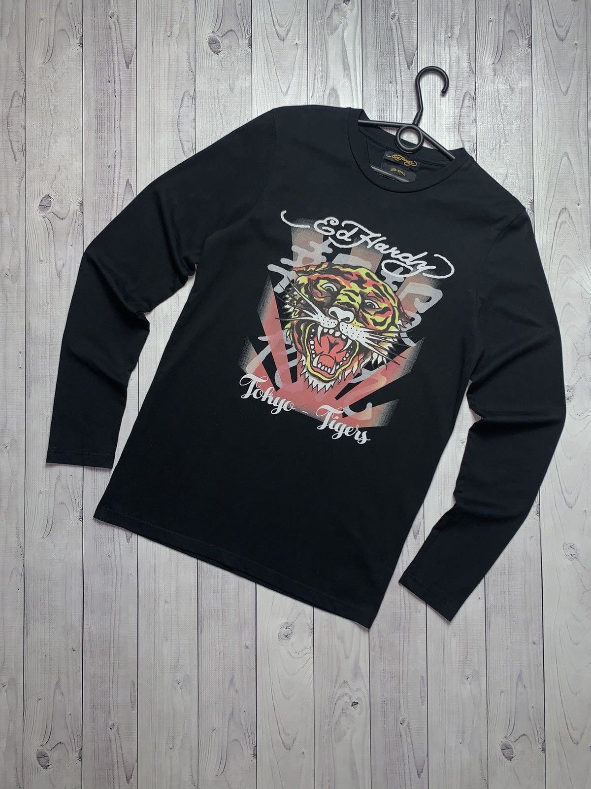 Ed Hardy Ed Hardy long sleeve sweatshirt big logo Tiger size S Size US S / EU 44-46 / 1 - 1 Thumbnail