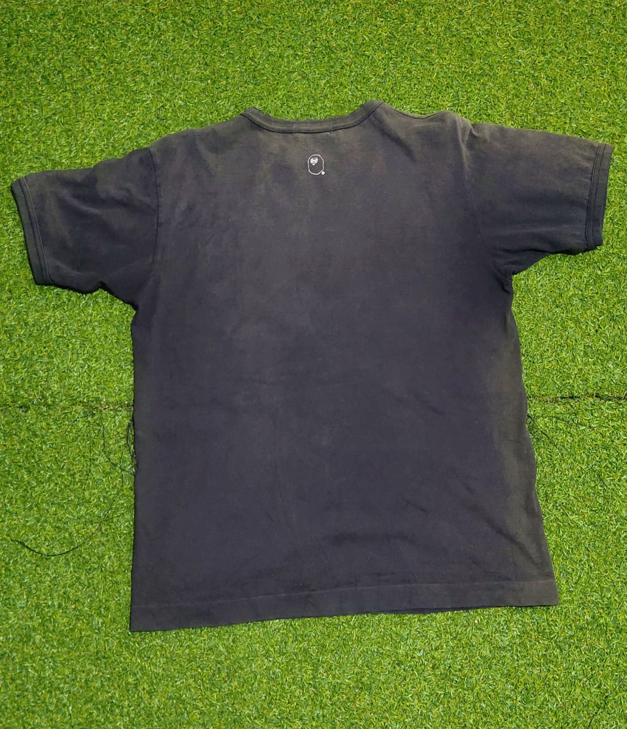 Bape × Vintage NYC Logo Tee Distressed Faded Size US M / EU 48-50 / 2 - 2 Thumbnail