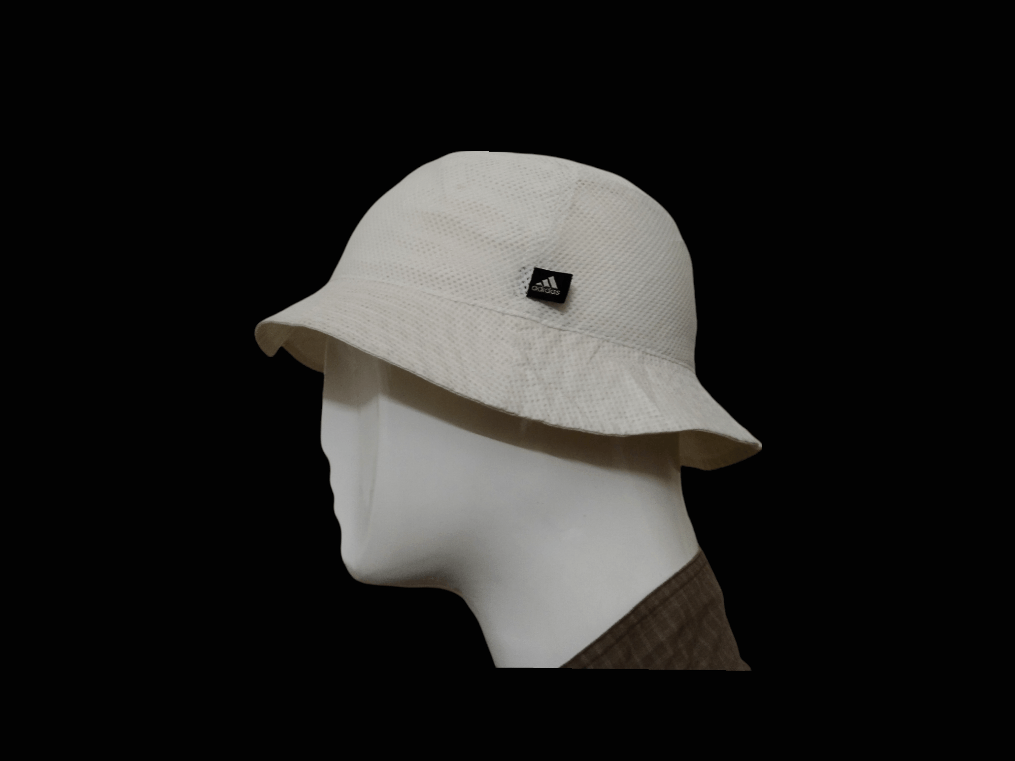 image of Adidas Reversible Double Layer Bucket Hat in White, Men's