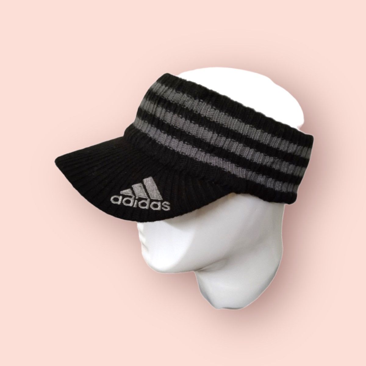 image of Adidas Golf Shades/ Half Cap/ Visor Hat in Black/Grey, Men's