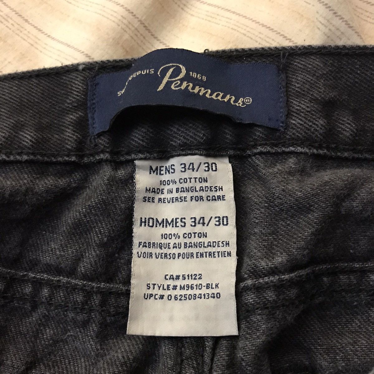 Custom Black Jeans 34x30