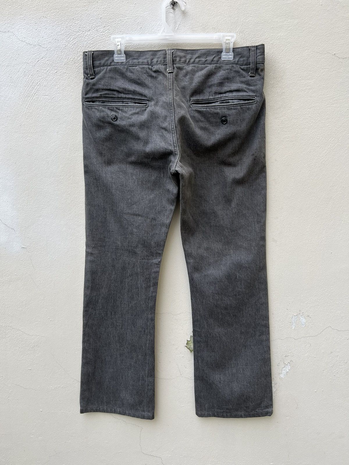 Vintage Vintage Slow Gun Japan Thick Denim Flare Trouser Pant Size US 32 / EU 48 - 13 Thumbnail