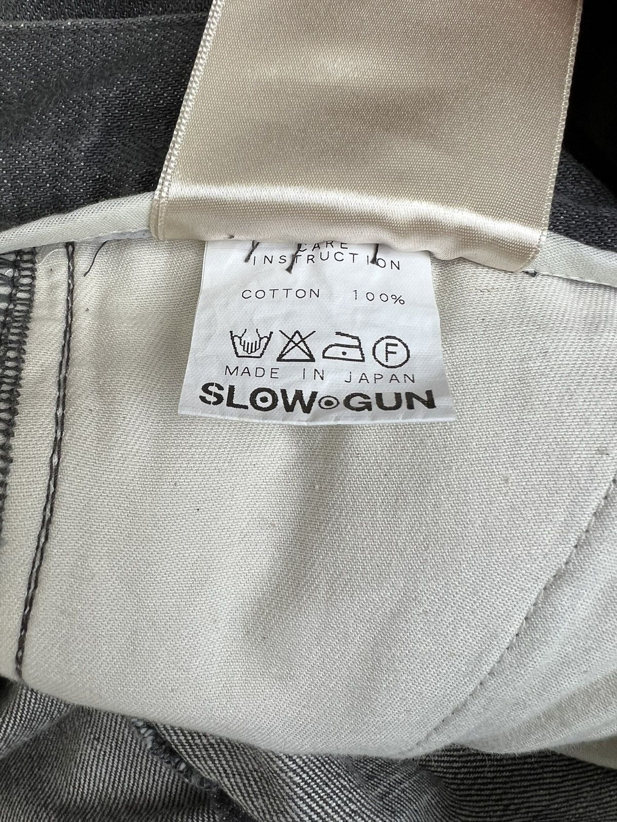 Vintage Vintage Slow Gun Japan Thick Denim Flare Trouser Pant Size US 32 / EU 48 - 15 Thumbnail