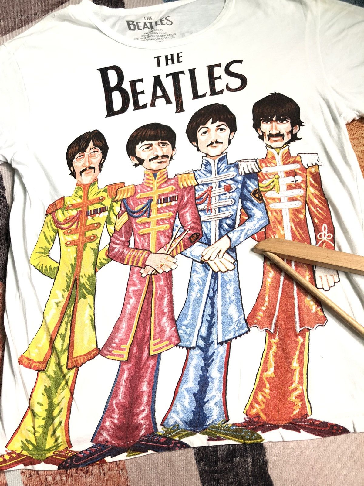 Band Tees THE BEATLES BIG PRINT PHOTO TEEE Size US M / EU 48-50 / 2 - 2 Thumbnail