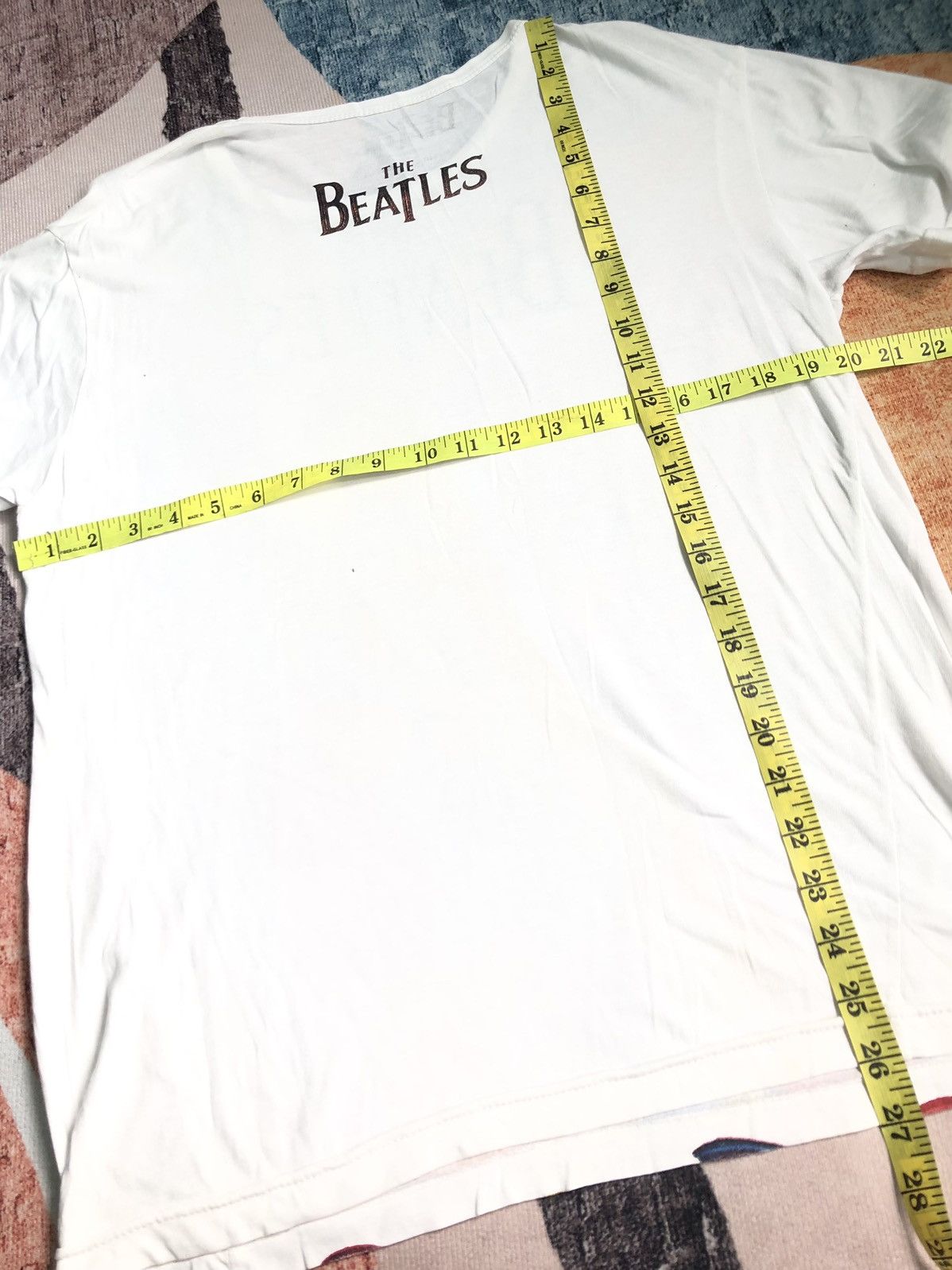 Band Tees THE BEATLES BIG PRINT PHOTO TEEE Size US M / EU 48-50 / 2 - 4 Thumbnail