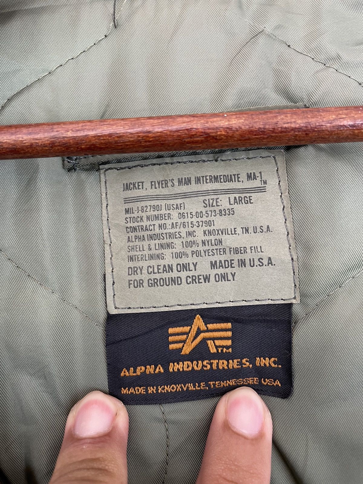 Alpha Industries ALPHA INDUSTRIES BOMBERS Size US L / EU 52-54 / 3 - 6 Thumbnail