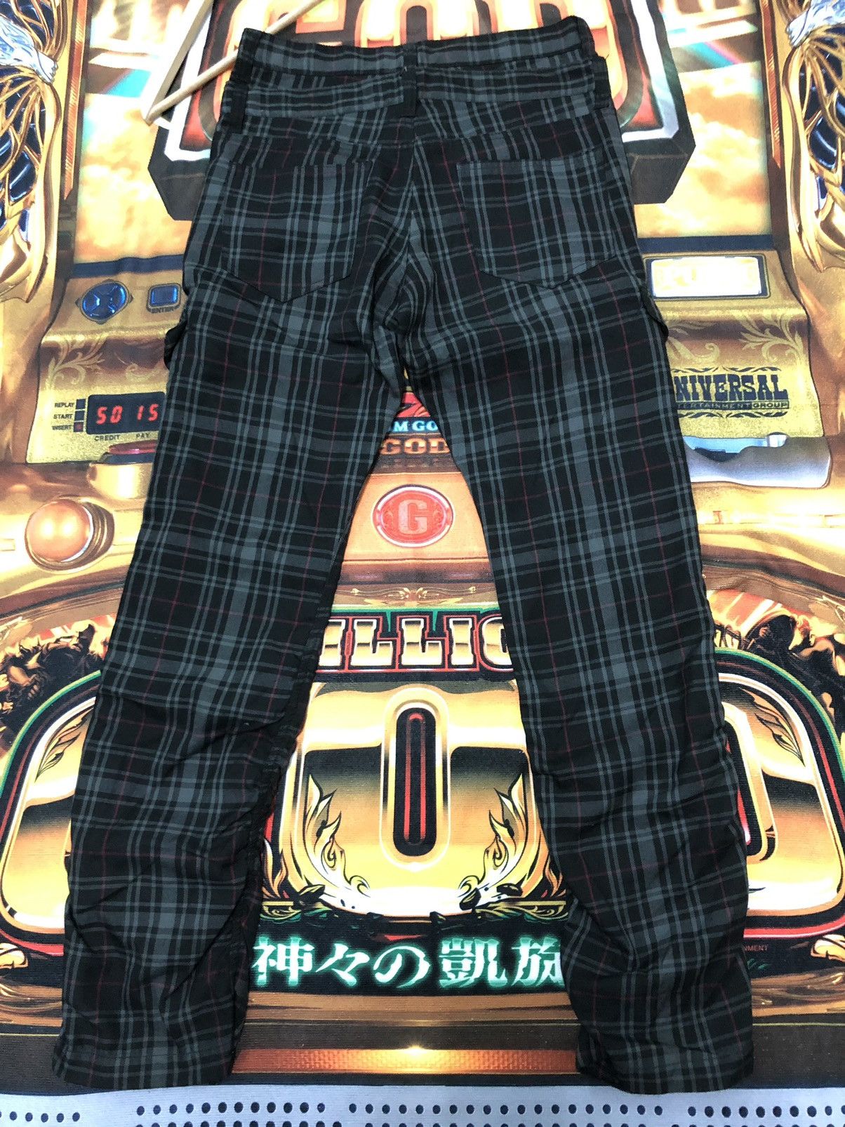 Japanese Brand × Seditionaries × Vintage VINTAGE JAPANESE UNBRAND CHEKERED BONDAGE MULTI POCKET Size US 31 - 8 Thumbnail