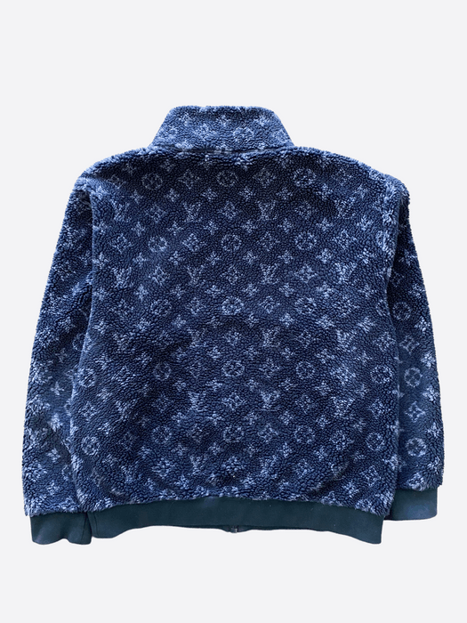 Louis Vuitton Navy Monogram Fleece