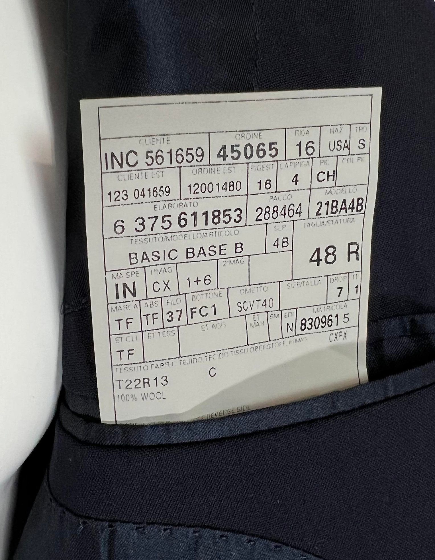 Tom Ford Tom Ford - Wool Blazer Jacket, EU 48R Size 48R - 7 Thumbnail