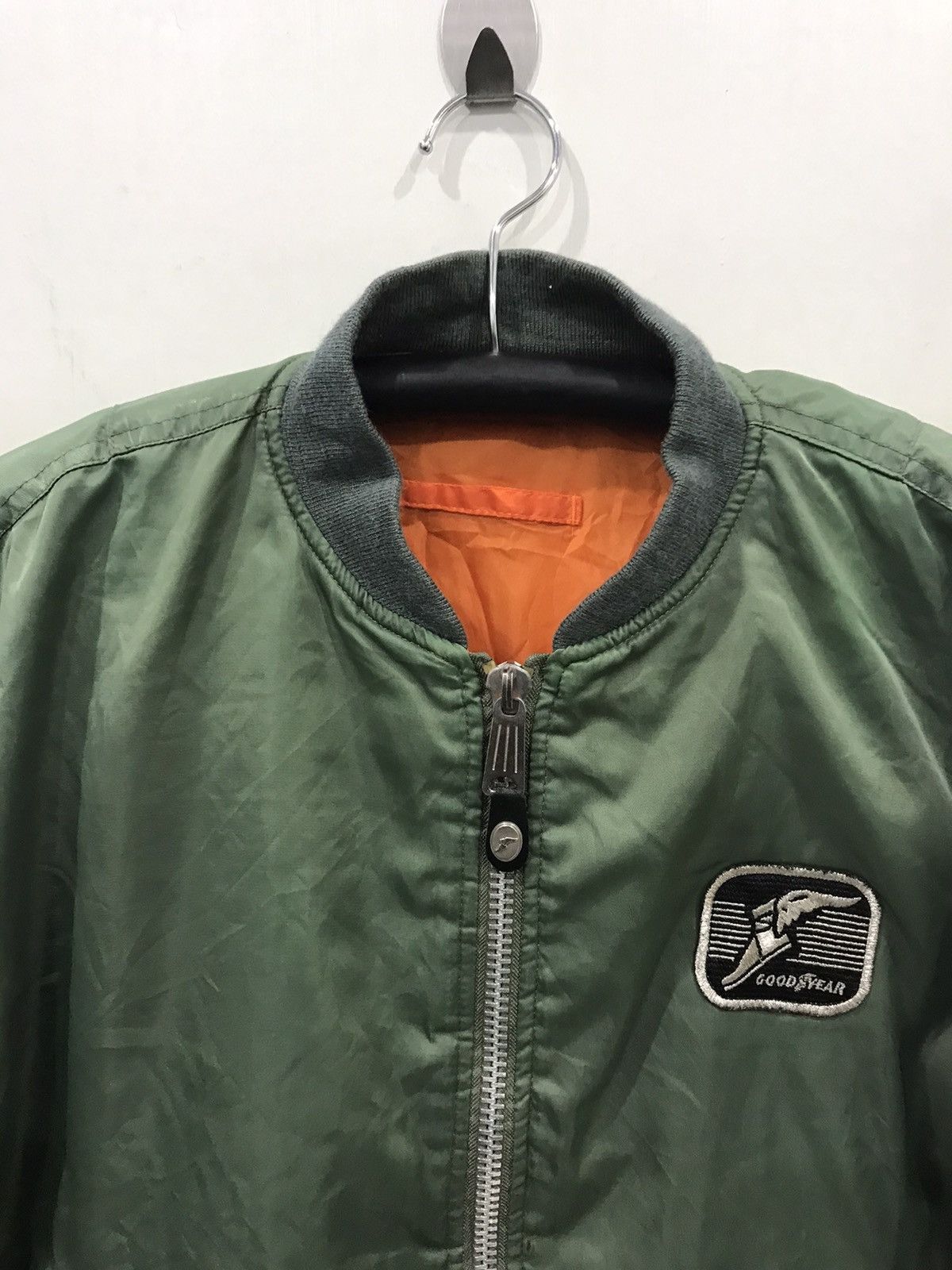 Vintage Vintage GOOD YEAR RACING Flight Jacket Size US XL / EU 56 / 4 - 5 Thumbnail
