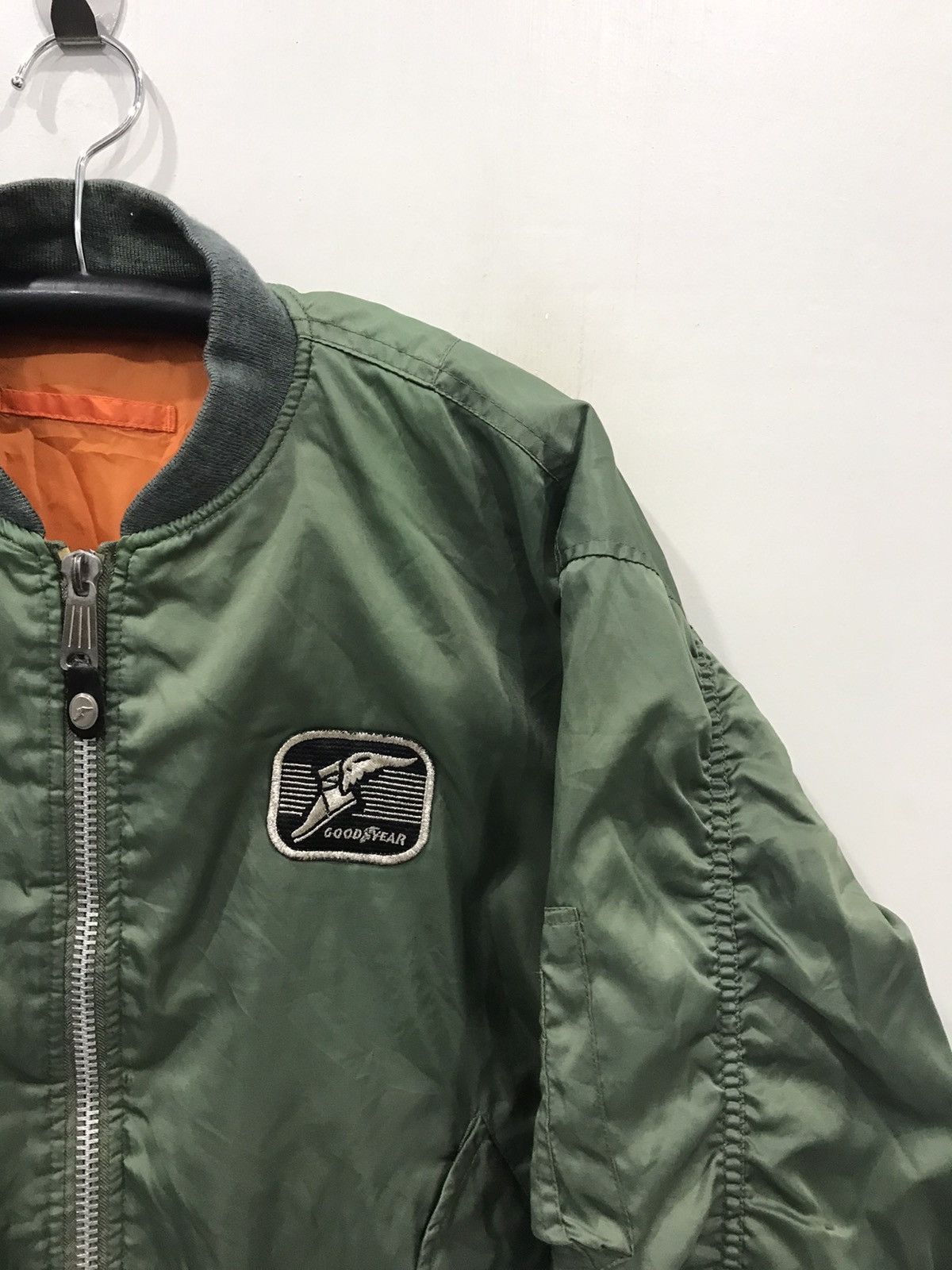 Vintage Vintage GOOD YEAR RACING Flight Jacket Size US XL / EU 56 / 4 - 6 Thumbnail