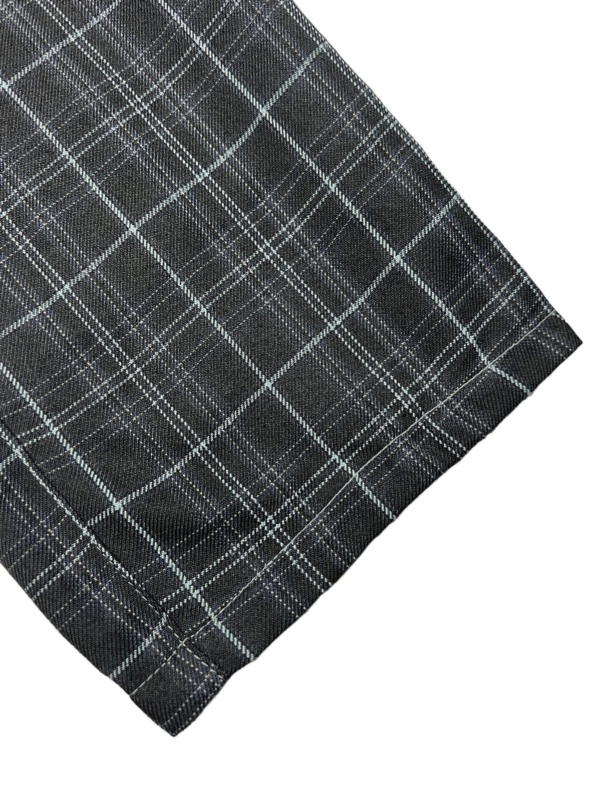 Japanese Brand Jungle Storm 🇯🇵 Double Waist Tartan Bondage Pants Size US 34 / EU 50 - 6 Thumbnail