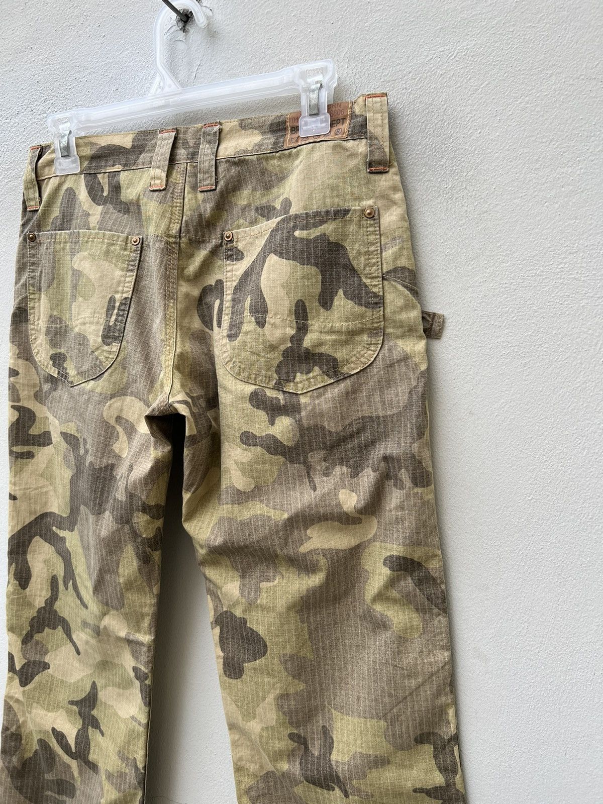Designer Brand MEDICAL BRANCH Ripstop Camo Flare Trouser Pant Size US 28 / EU 44 - 20 Thumbnail