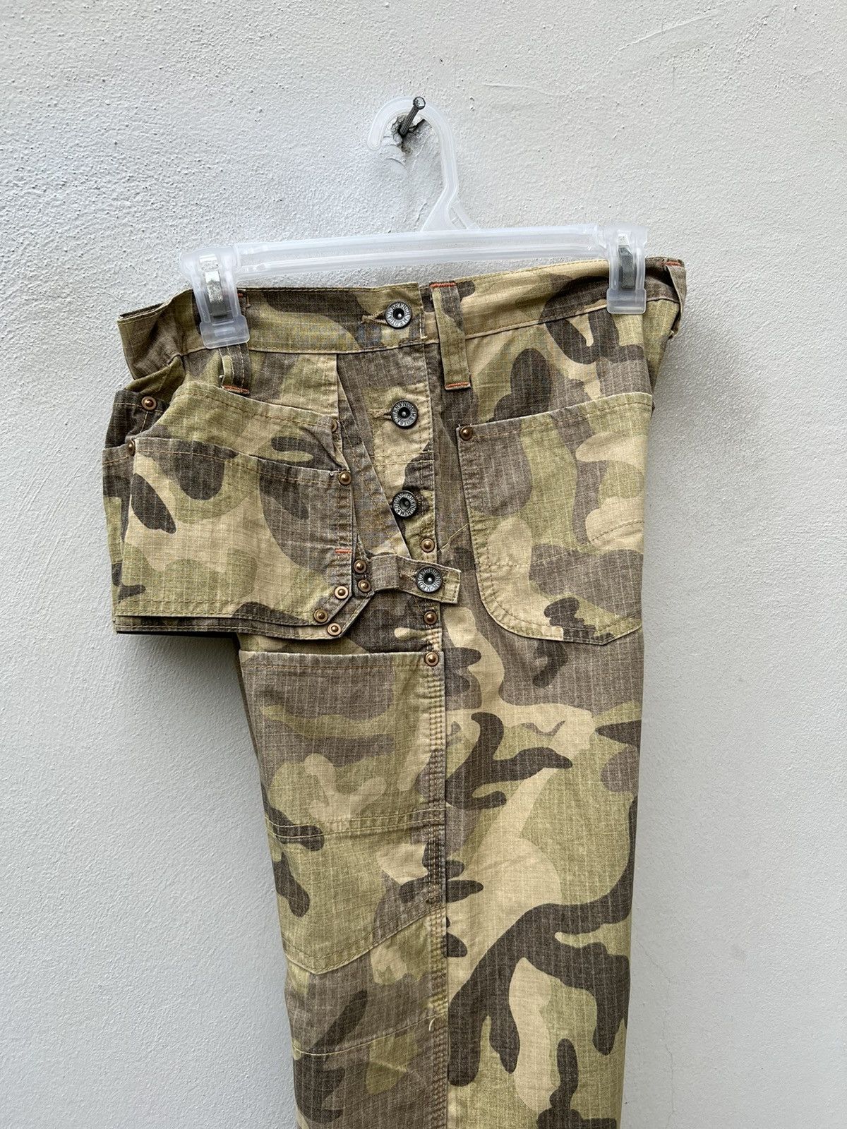 Designer Brand MEDICAL BRANCH Ripstop Camo Flare Trouser Pant Size US 28 / EU 44 - 23 Thumbnail