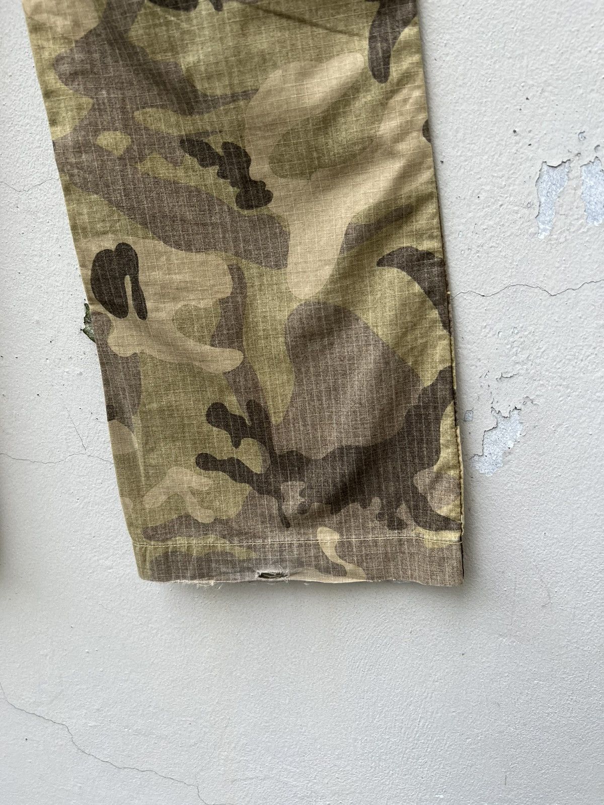 Designer Brand MEDICAL BRANCH Ripstop Camo Flare Trouser Pant Size US 28 / EU 44 - 21 Thumbnail