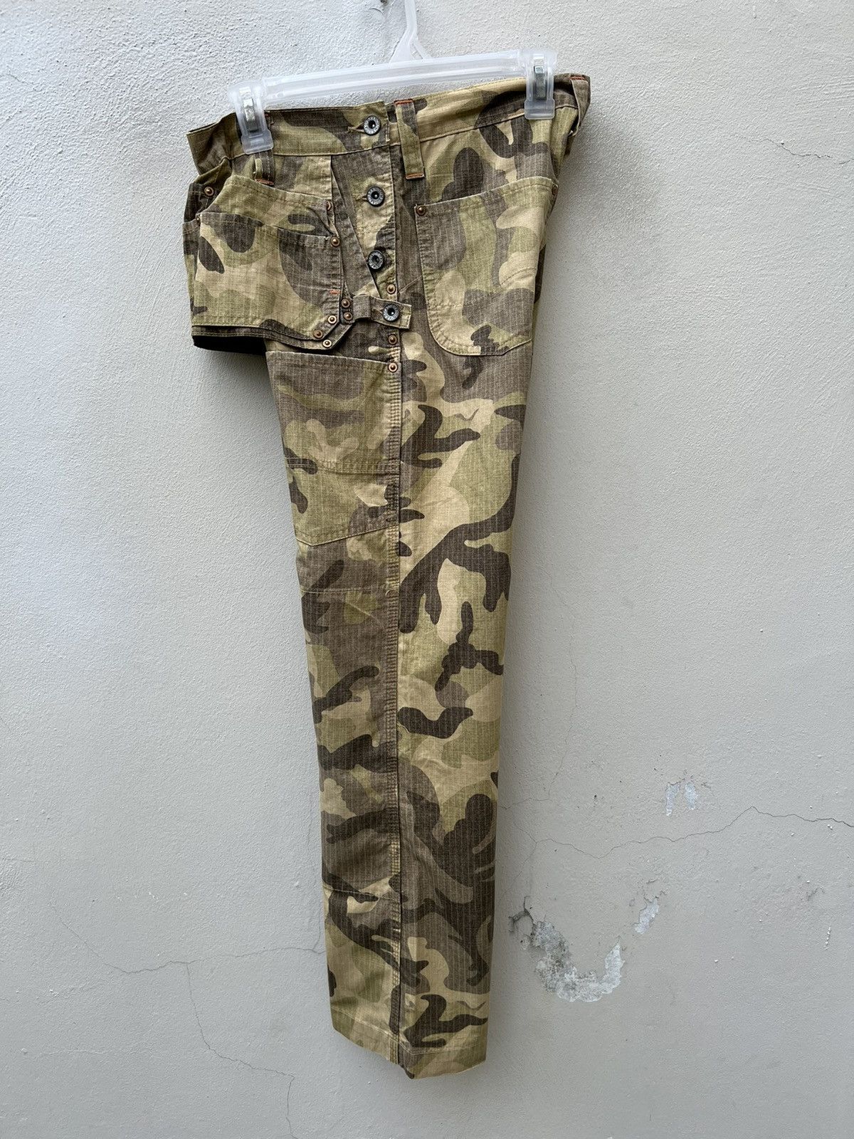 Designer Brand MEDICAL BRANCH Ripstop Camo Flare Trouser Pant Size US 28 / EU 44 - 22 Thumbnail