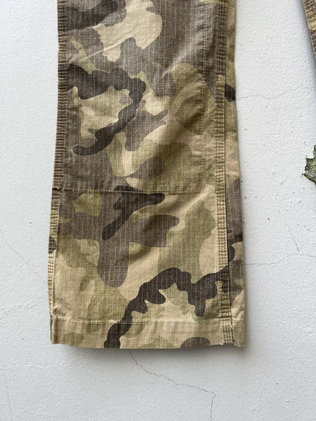 Designer Brand MEDICAL BRANCH Ripstop Camo Flare Trouser Pant Size US 28 / EU 44 - 10 Thumbnail