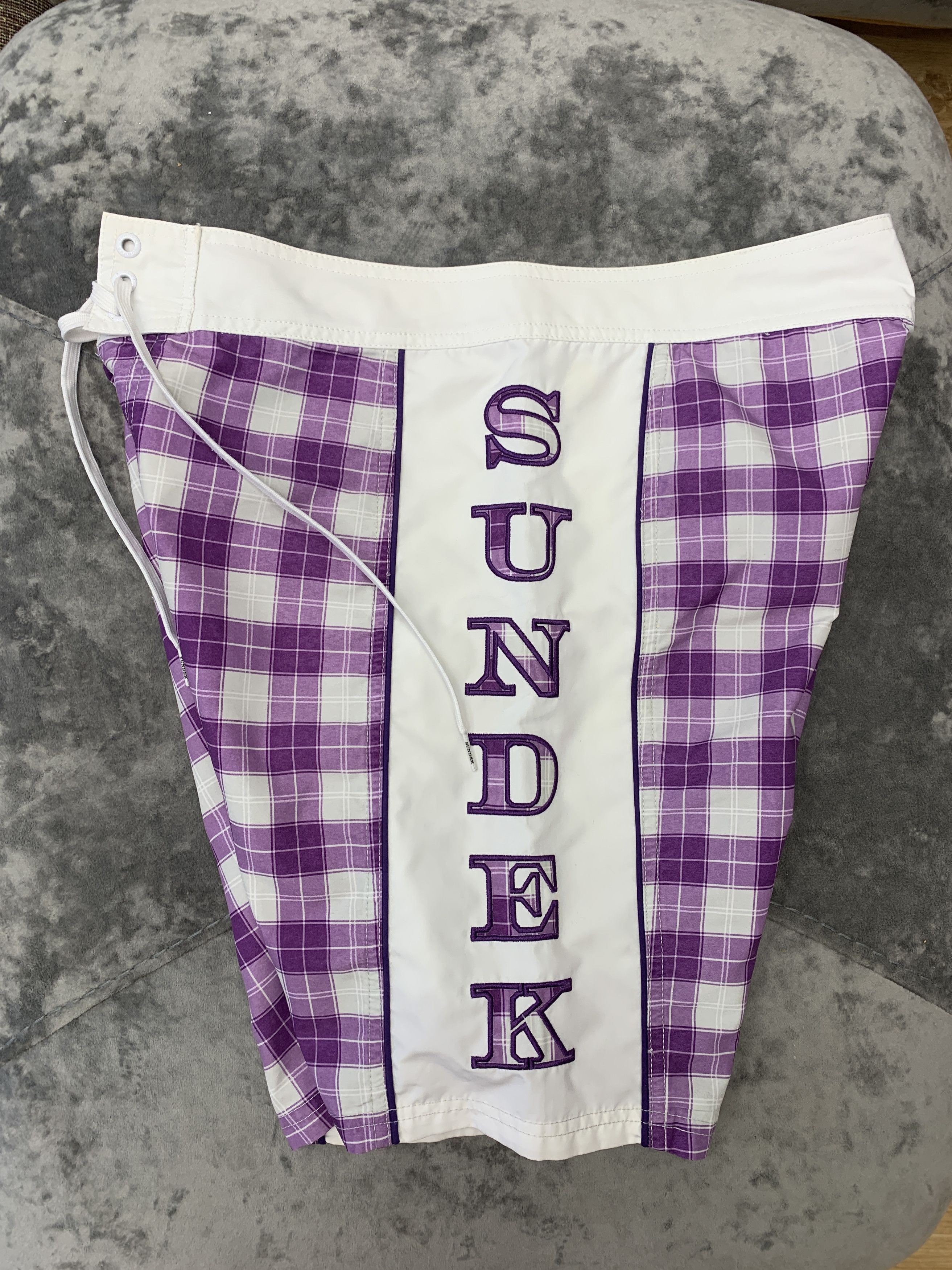 Sundek Sundek 32 Beach Check Board Shorts Trunks Bath Size 32 S M Size US 32 / EU 48 - 2 Thumbnail