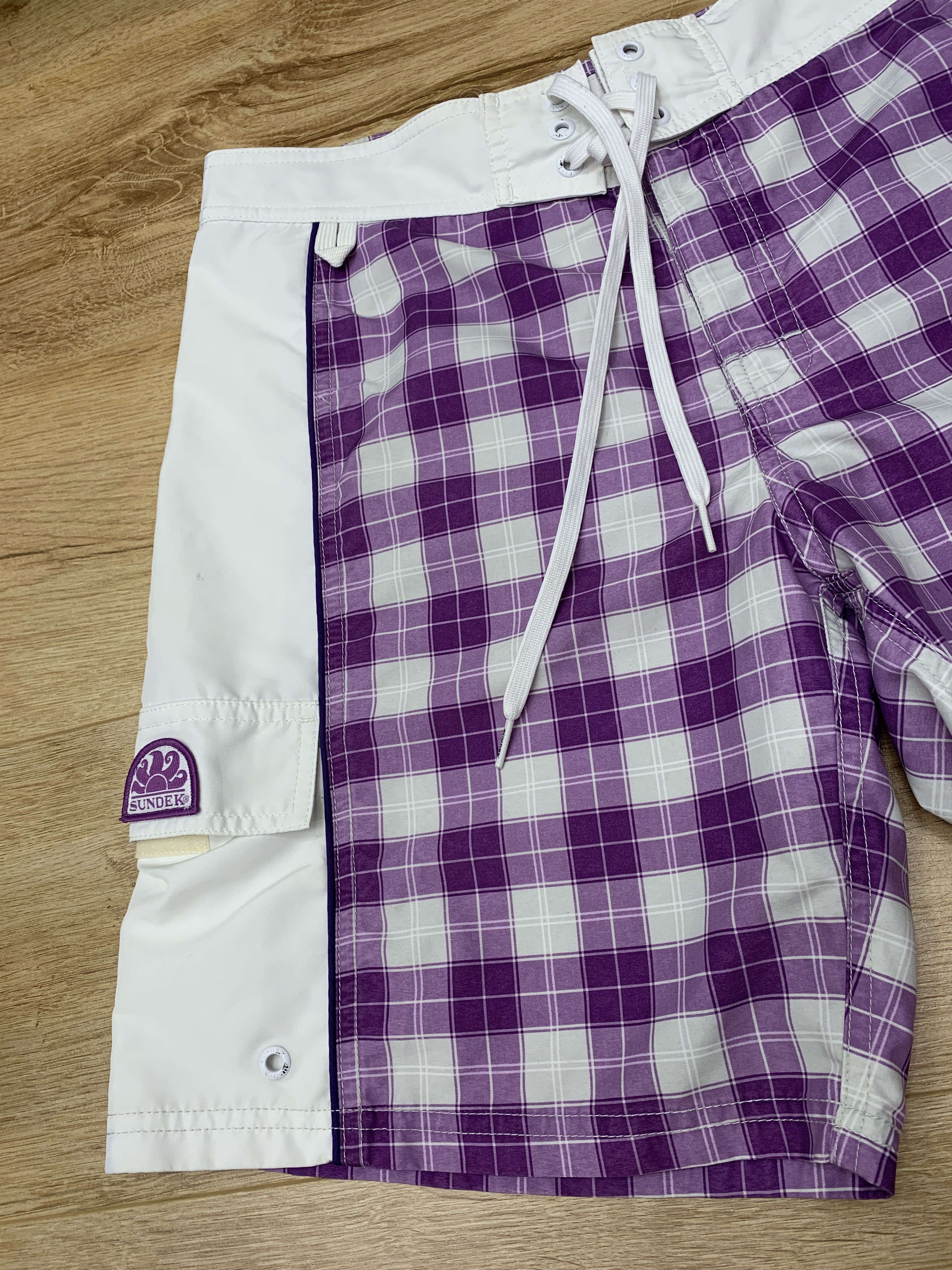 Sundek Sundek 32 Beach Check Board Shorts Trunks Bath Size 32 S M Size US 32 / EU 48 - 9 Thumbnail