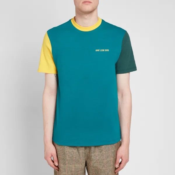 Aime Leon Dore Aime Leon Dore Jersey Colorblock Tee Size US XL / EU 56 / 4 - 4 Thumbnail