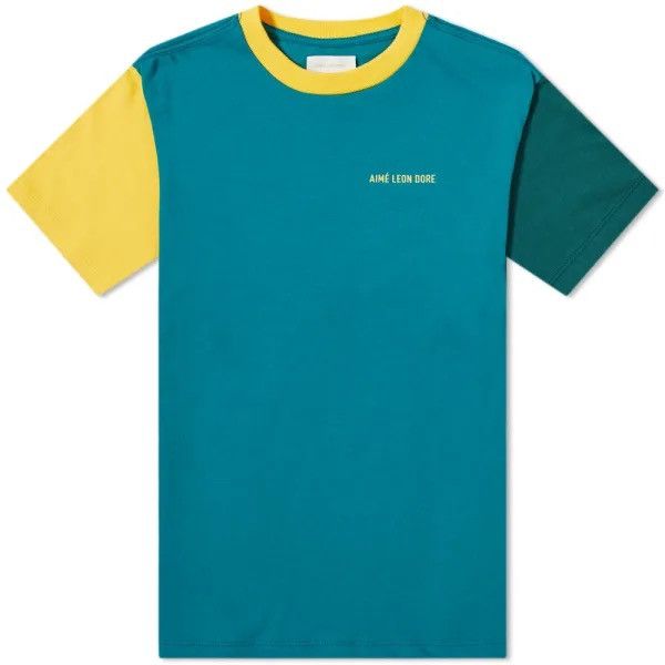 Aime Leon Dore Aime Leon Dore Jersey Colorblock Tee Size US XL / EU 56 / 4 - 1 Thumbnail