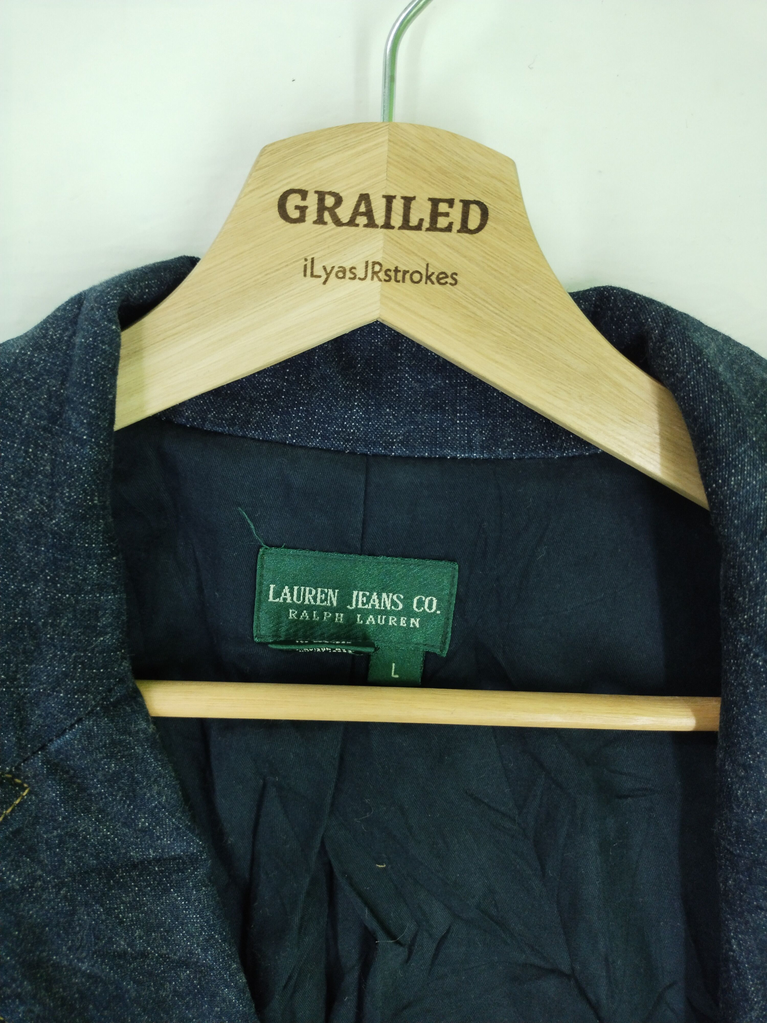 Ralph Lauren × Vintage VTG Ralph Lauren Denim Jacket Size L / US 10 / IT 46 - 16 Thumbnail