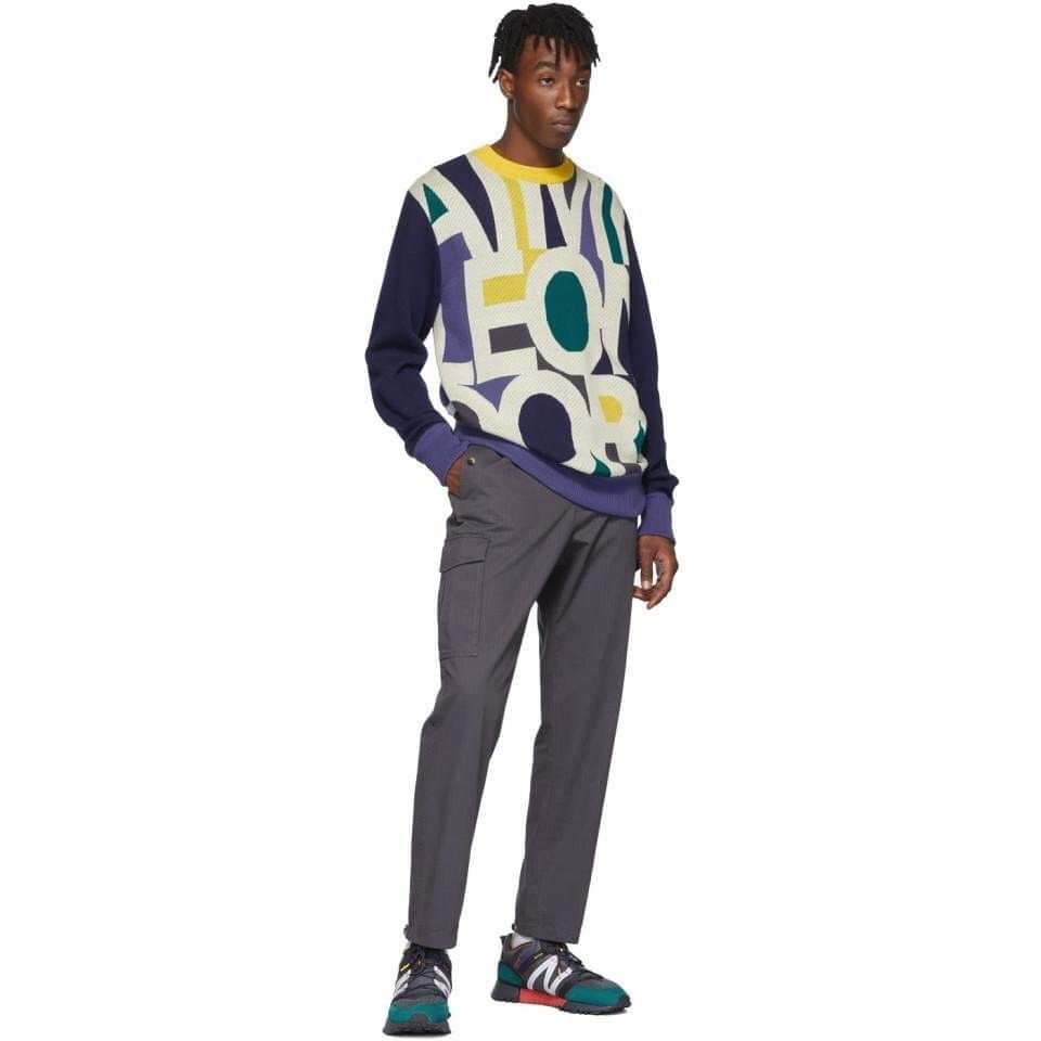 Aime Leon Dore Blown Print Knit Sweater - L Size US L / EU 52-54 / 3 - 4 Thumbnail