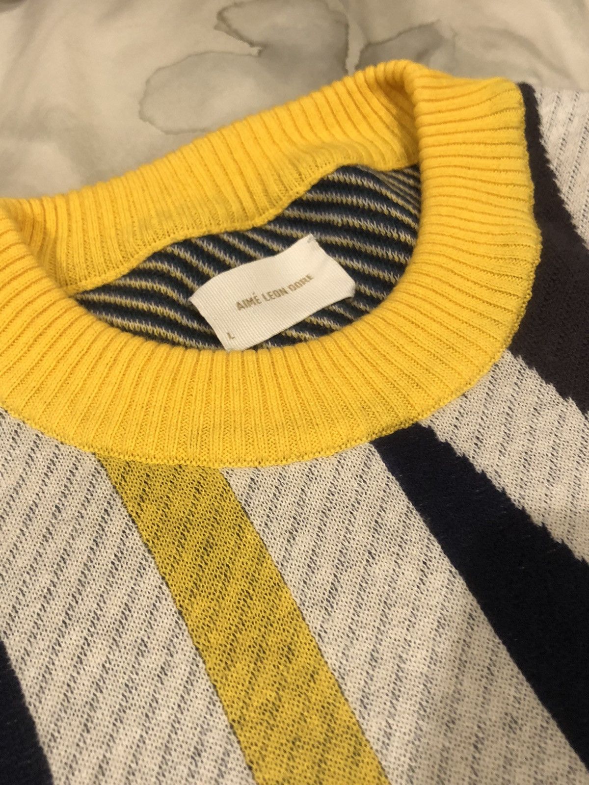 Aime Leon Dore Blown Print Knit Sweater - L Size US L / EU 52-54 / 3 - 11 Thumbnail
