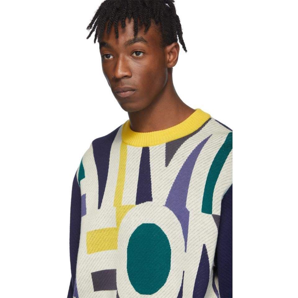 Aime Leon Dore Blown Print Knit Sweater - L Size US L / EU 52-54 / 3 - 5 Thumbnail