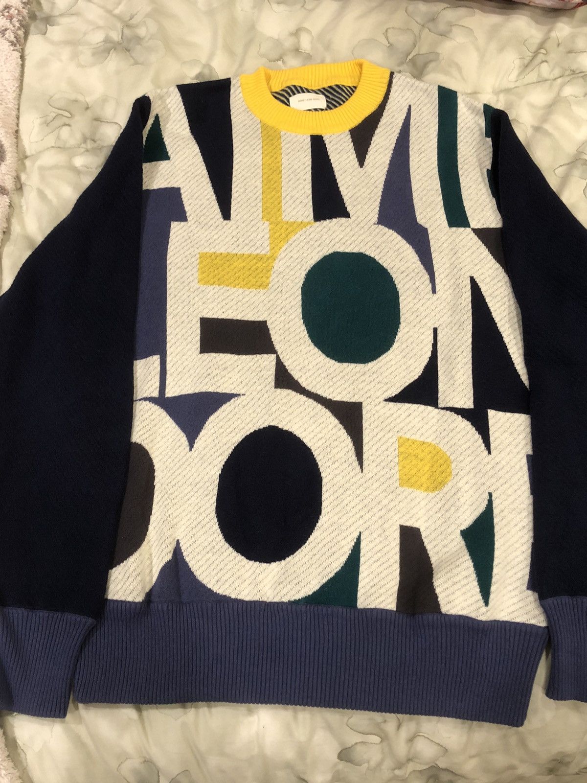 Aime Leon Dore Blown Print Knit Sweater - L Size US L / EU 52-54 / 3 - 6 Thumbnail
