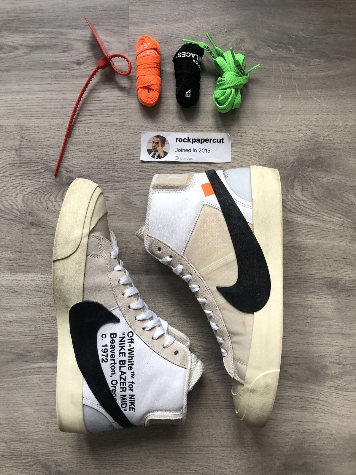 Nike The Ten: Nike Blazer Mid Off-White | Grailed