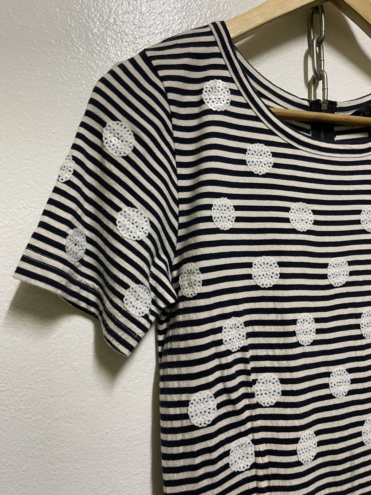 Marc by Marc Jacobs Resort Willa Dotted Jersey Dress in Tapioca Multi Size S / US 4 / IT 40 - 3 Thumbnail