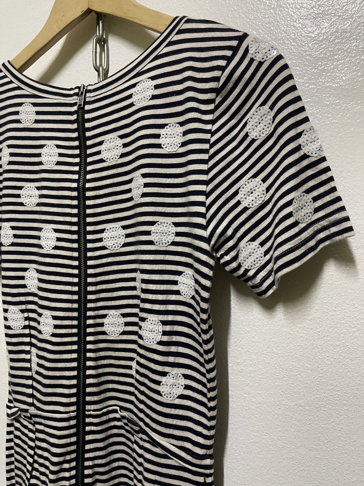 Marc by Marc Jacobs Resort Willa Dotted Jersey Dress in Tapioca Multi Size S / US 4 / IT 40 - 12 Thumbnail