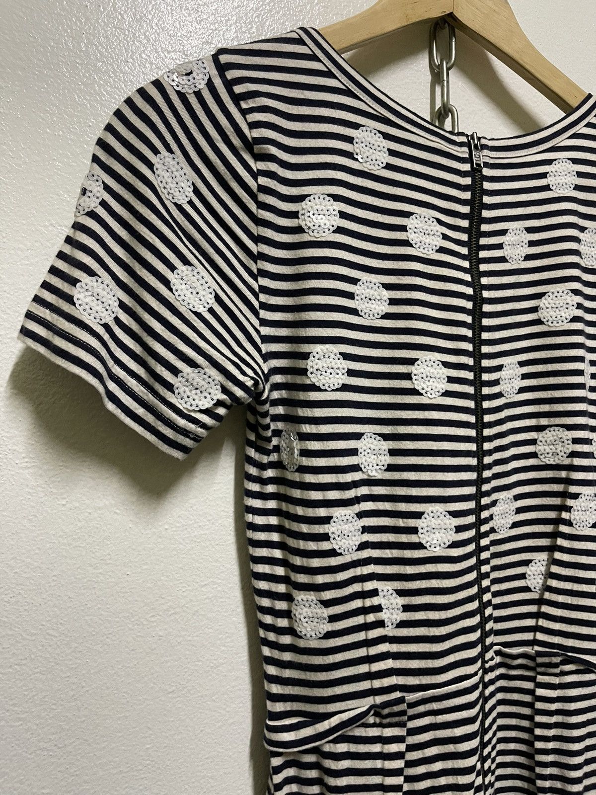 Marc by Marc Jacobs Resort Willa Dotted Jersey Dress in Tapioca Multi Size S / US 4 / IT 40 - 10 Thumbnail