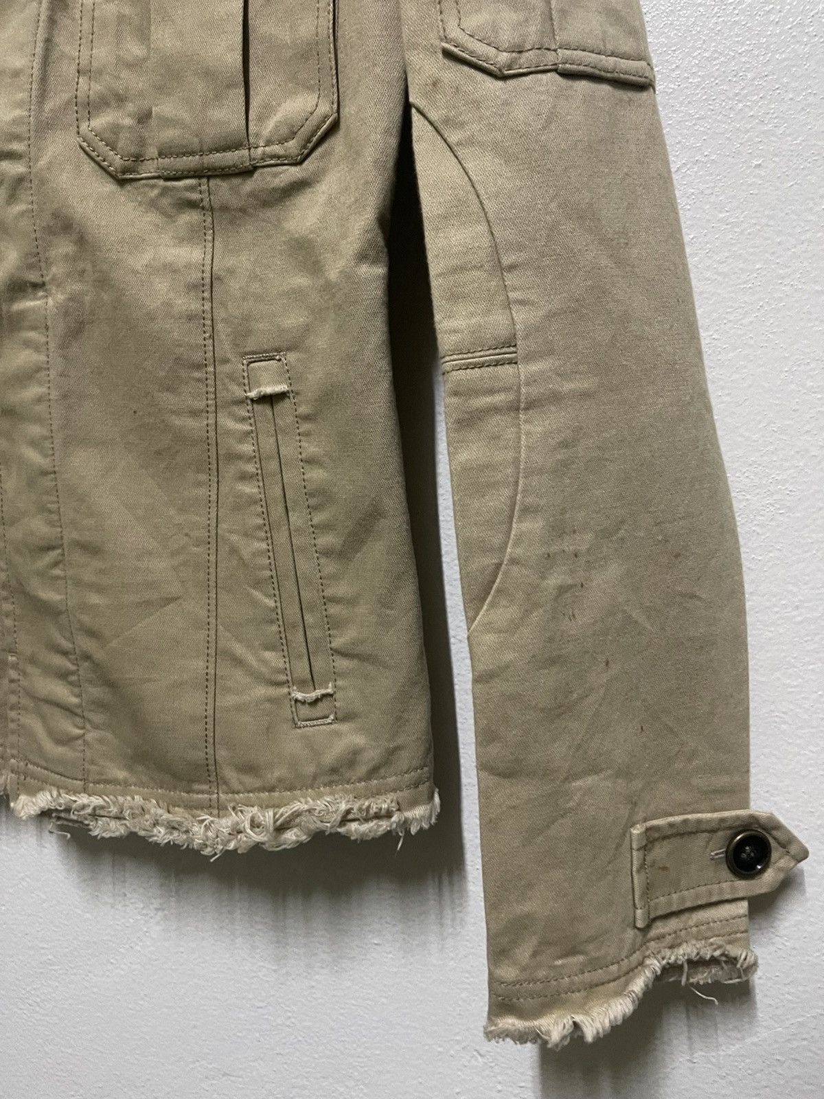 Japanese Brand Sabotage Nomad Army Jacket Distressed Size XS / US 0-2 / IT 36-38 - 5 Thumbnail