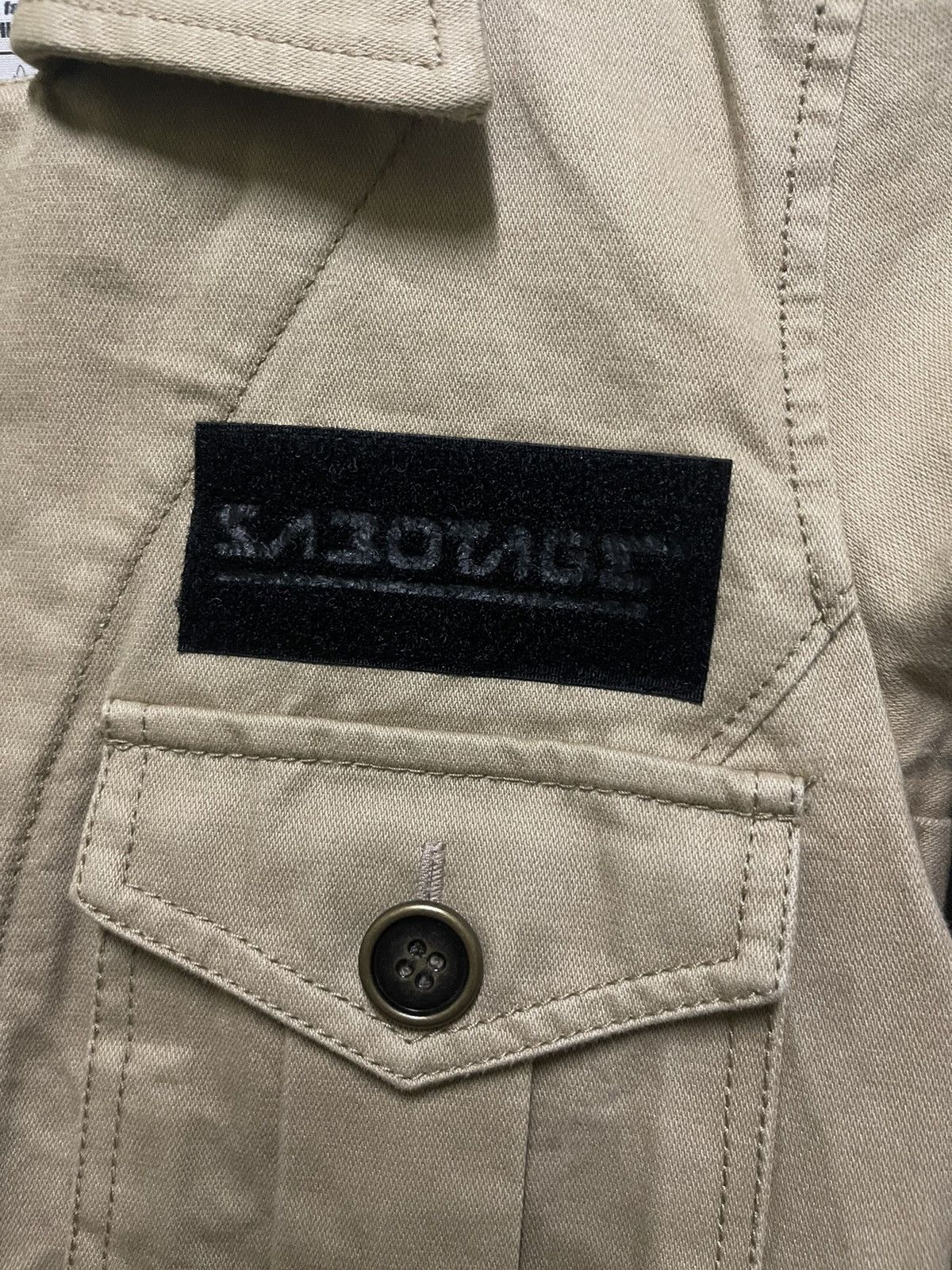 Japanese Brand Sabotage Nomad Army Jacket Distressed Size XS / US 0-2 / IT 36-38 - 6 Thumbnail