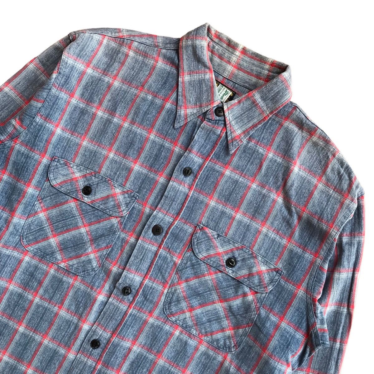 Sugar Cane Sugar Cane Union Made Plaid Flannel Shirts Size US L / EU 52-54 / 3 - 2 Thumbnail