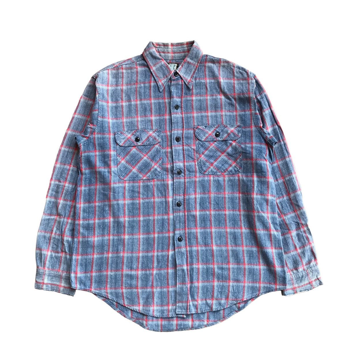 Sugar Cane Sugar Cane Union Made Plaid Flannel Shirts Size US L / EU 52-54 / 3 - 1 Thumbnail