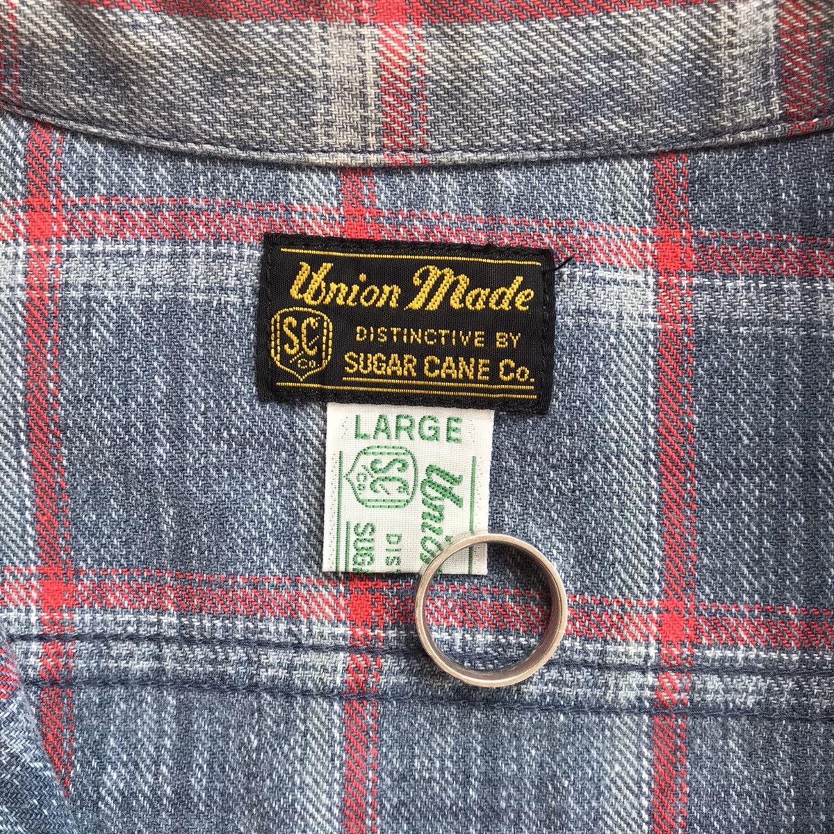 Sugar Cane Sugar Cane Union Made Plaid Flannel Shirts Size US L / EU 52-54 / 3 - 4 Thumbnail