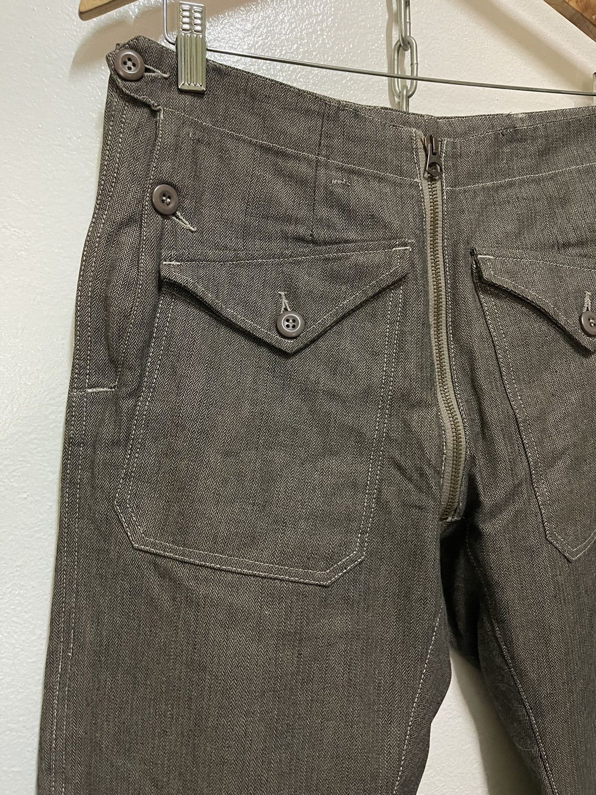 Vintage Worker Hickory Stripe Bush Pants Size US 30 / EU 46 - 4 Thumbnail