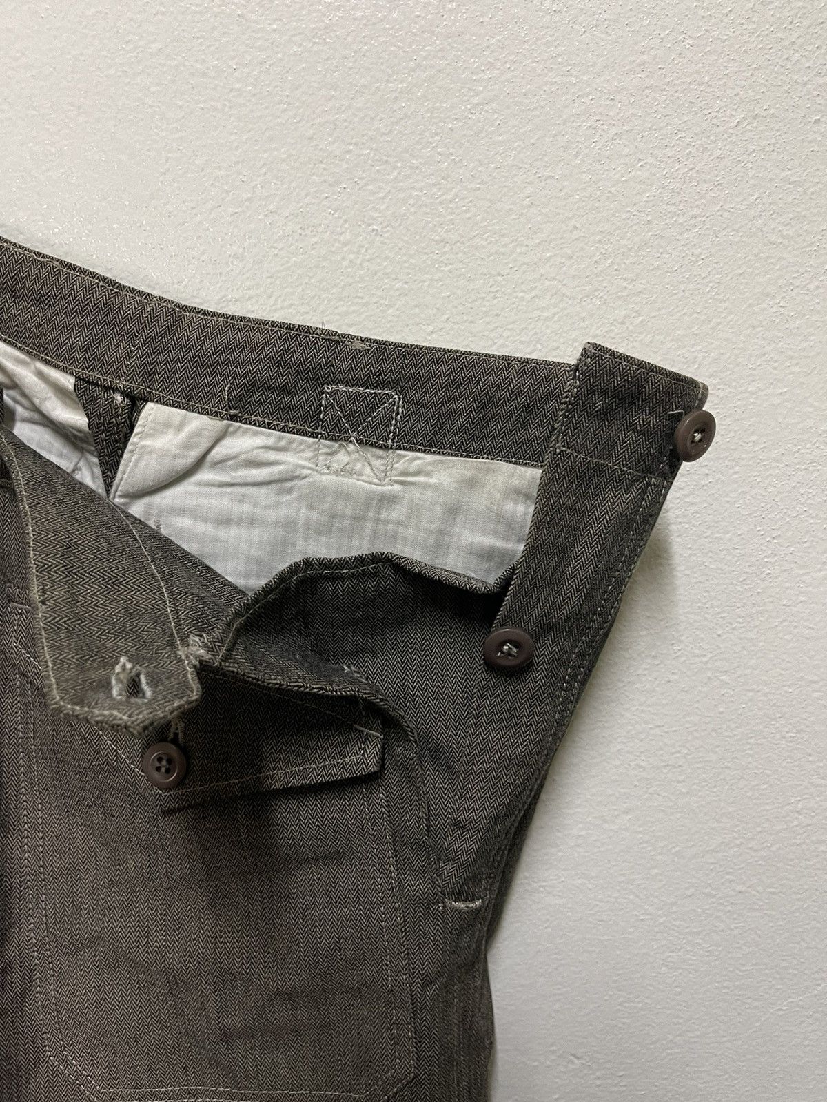 Vintage Worker Hickory Stripe Bush Pants Size US 30 / EU 46 - 15 Thumbnail
