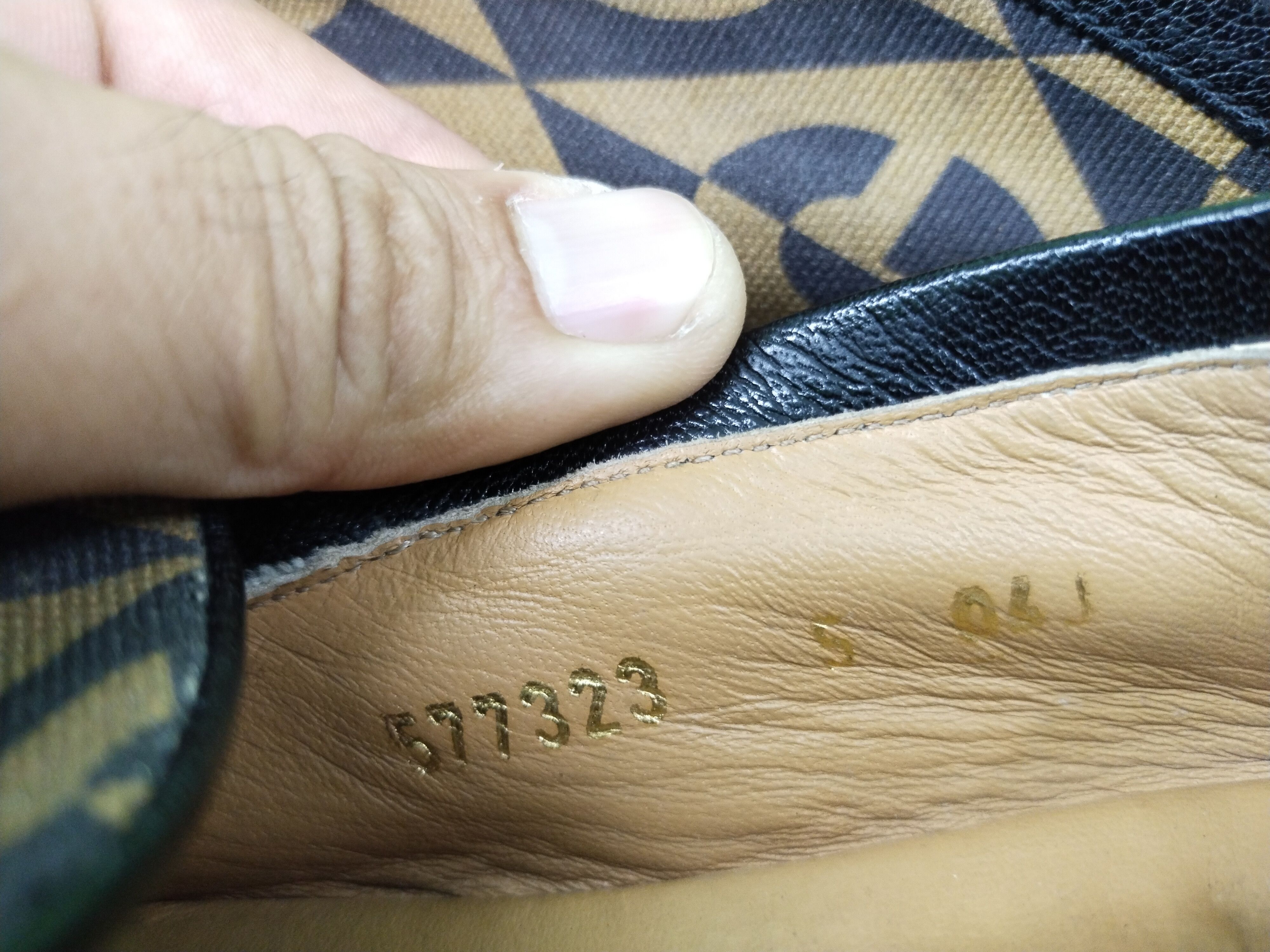 Gucci × Vintage RARE MEN'S GUCCI JORDAAN G RHOMBUS HORSEBIT LOAFERS SHOES Size US 5 / EU 37 - 13 Thumbnail