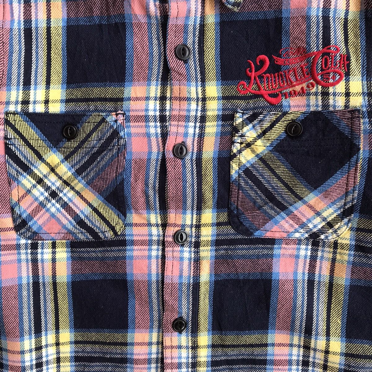 Iron Heart Knuckle Head Plaid Flannel Shirts Size US M / EU 48-50 / 2 - 4 Thumbnail