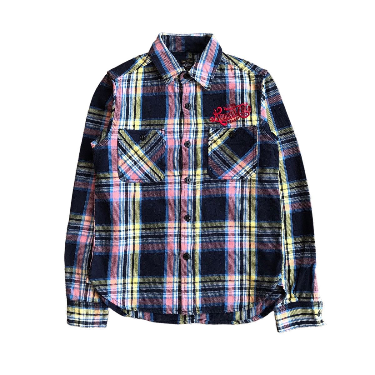 Iron Heart Knuckle Head Plaid Flannel Shirts Size US M / EU 48-50 / 2 - 1 Thumbnail