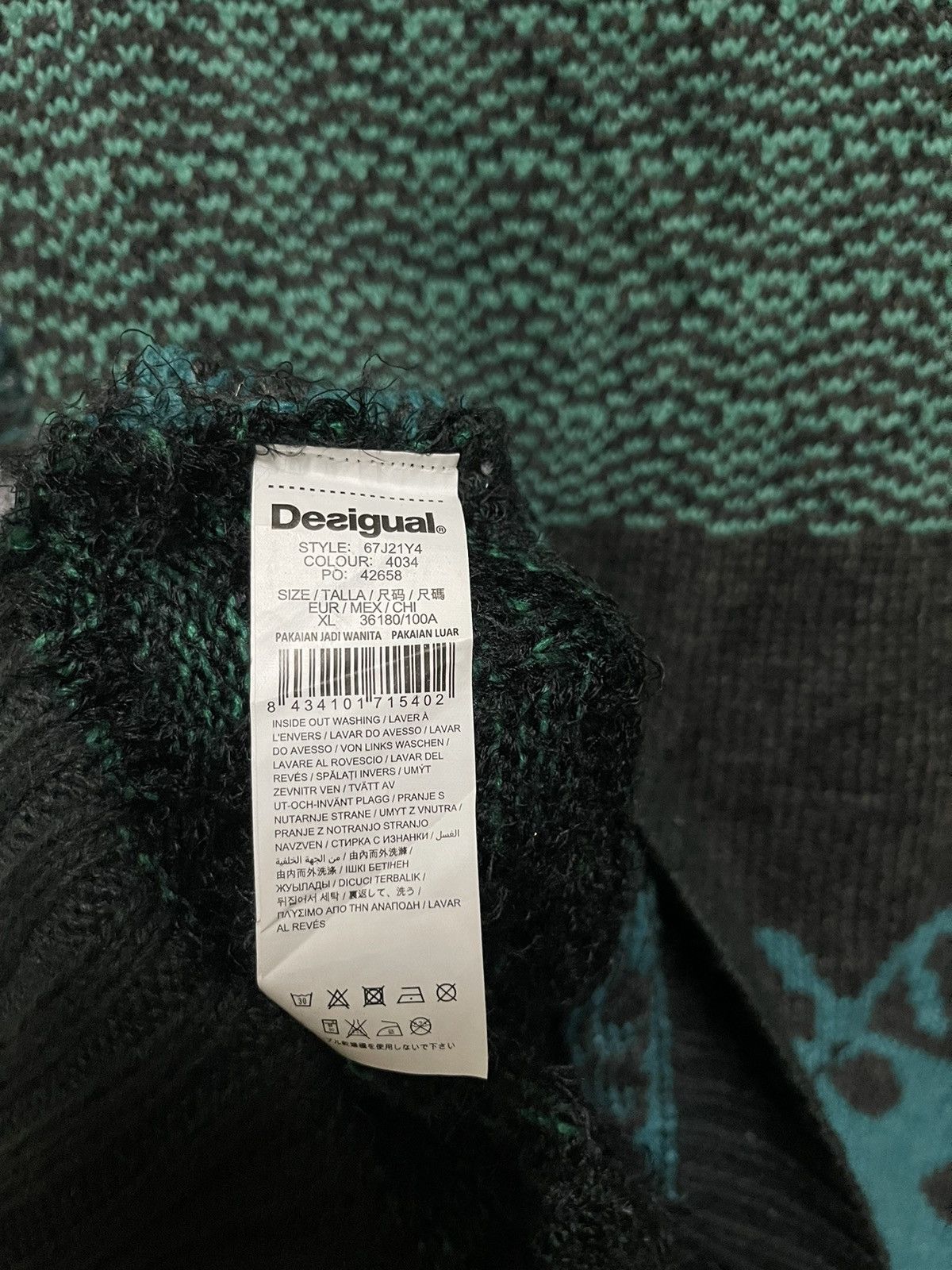 Desigual Desigual Knit Jumper Size XL / US 12-14 / IT 48-50 - 14 Thumbnail