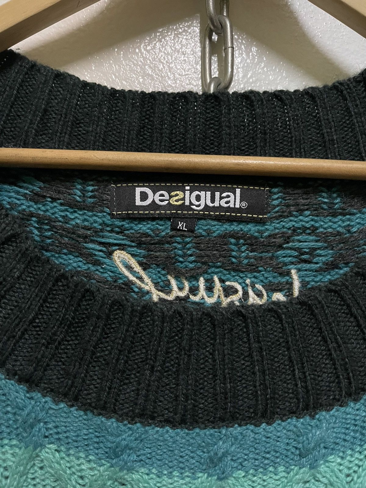 Desigual Desigual Knit Jumper Size XL / US 12-14 / IT 48-50 - 7 Thumbnail