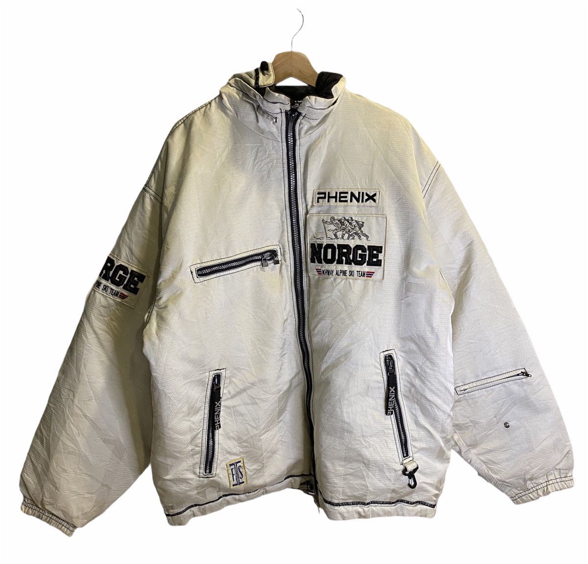 Japanese Brand × Vintage VINTAGE RARE‼️Phenix Norge Norway Alpine Ski Reversible Size US XL / EU 56 / 4 - 1 Thumbnail