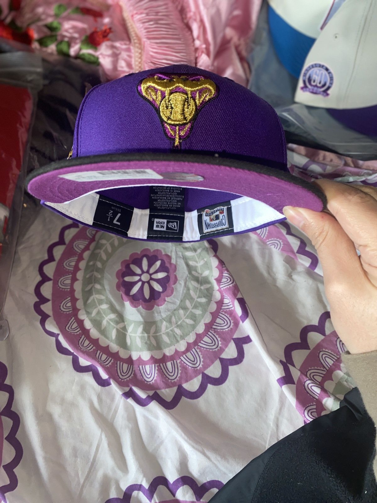 Lids × MLB × New Era Exclusive crown royal 2 tone Diamondbacks fitted hat Size ONE SIZE - 2 Thumbnail